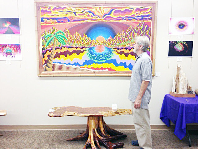 Quitman artist Mitch Young will have his unique talents on display at the Rains County Public Library in the Meadows Cultural Center Sept. 6 through Oct. 30.
