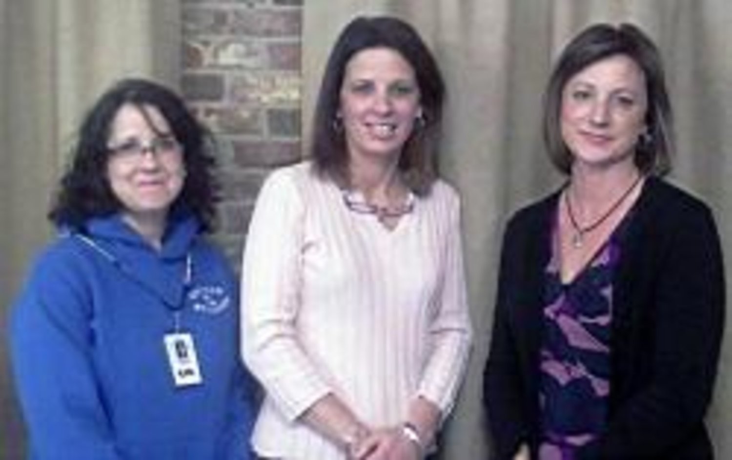 From left to right: Shelley Chance, Sherrie Callahan and Penny Peek are the recipients of two $5000 grants given to teaching departments within Quitman High School.