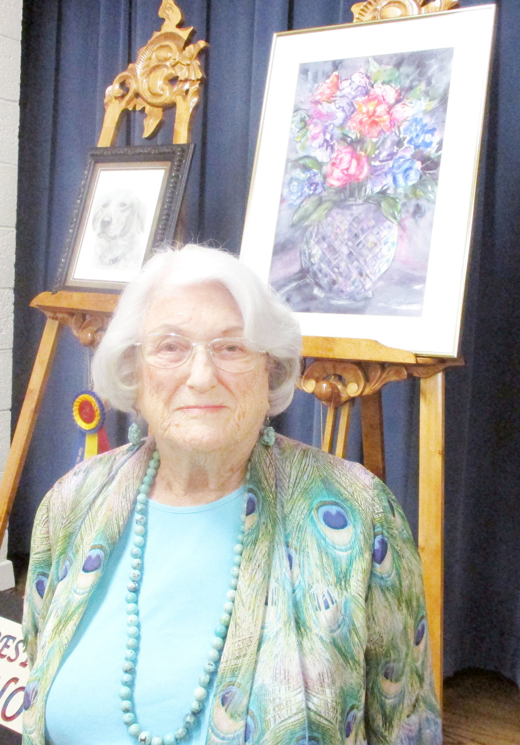 Best of Professional was won by Dodie Singler, Lindale, with “Chihuly Take Off,” watercolor.