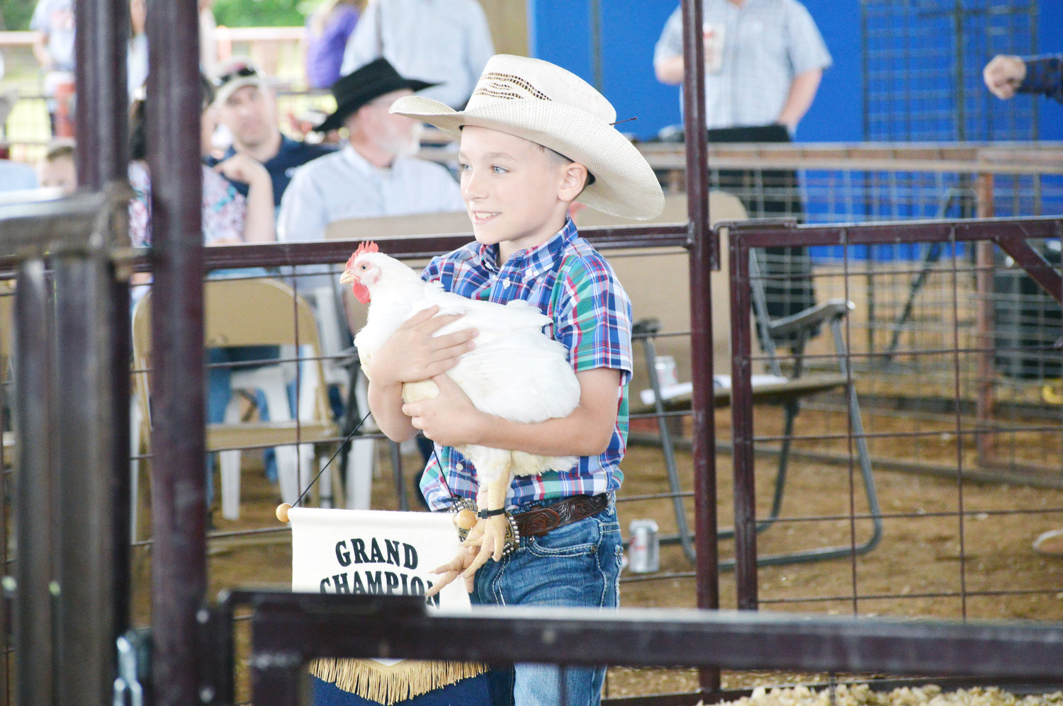 Will Louderman of Wood County 4H had the Grand Champion Broiler at the 2017 Wood County Junior Livestock Show held last week in Winnsboro. His broiler was bought by City National Bank for $1,200. A