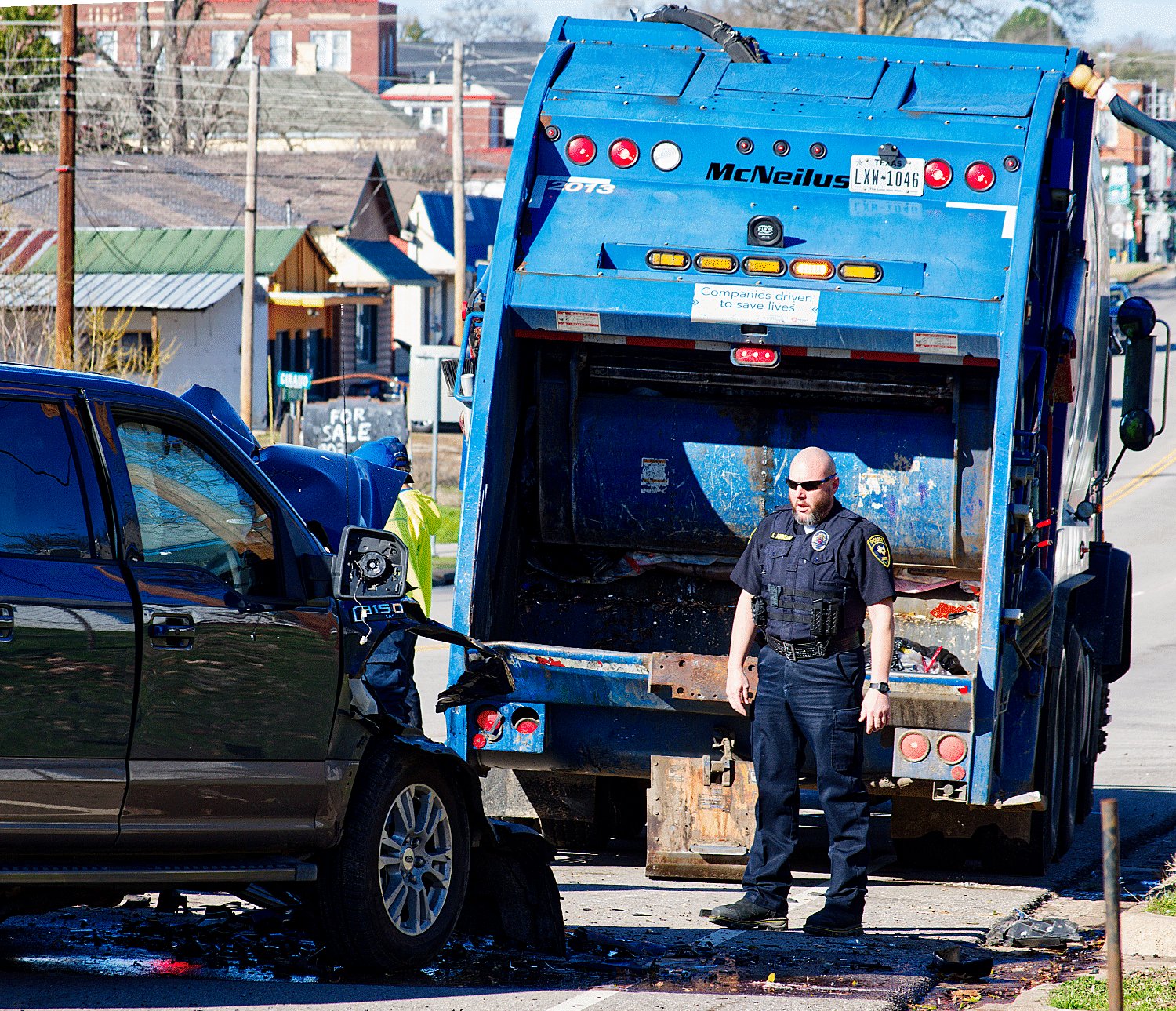 A Winnsboro man died when his pickup plowed into the back of a Republic Services trash truck in Mineola Tuesday, Feb. 14 shortly after 3 p.m. in the 700 block of S. Pacific St.

Burke Bullock, 82, was northbound on Pacific in the right lane when the crash occurred. He died at the scene.

Two trash truck crew members were uninjured.

Bullock was a well-known retired ag teacher in Winnsboro who served as a Hopkins County commissioner and for many years on the board of Wood County Electric Co-op.

His service was held Tuesday at Pine Street Baptist Church in Winnsboro.